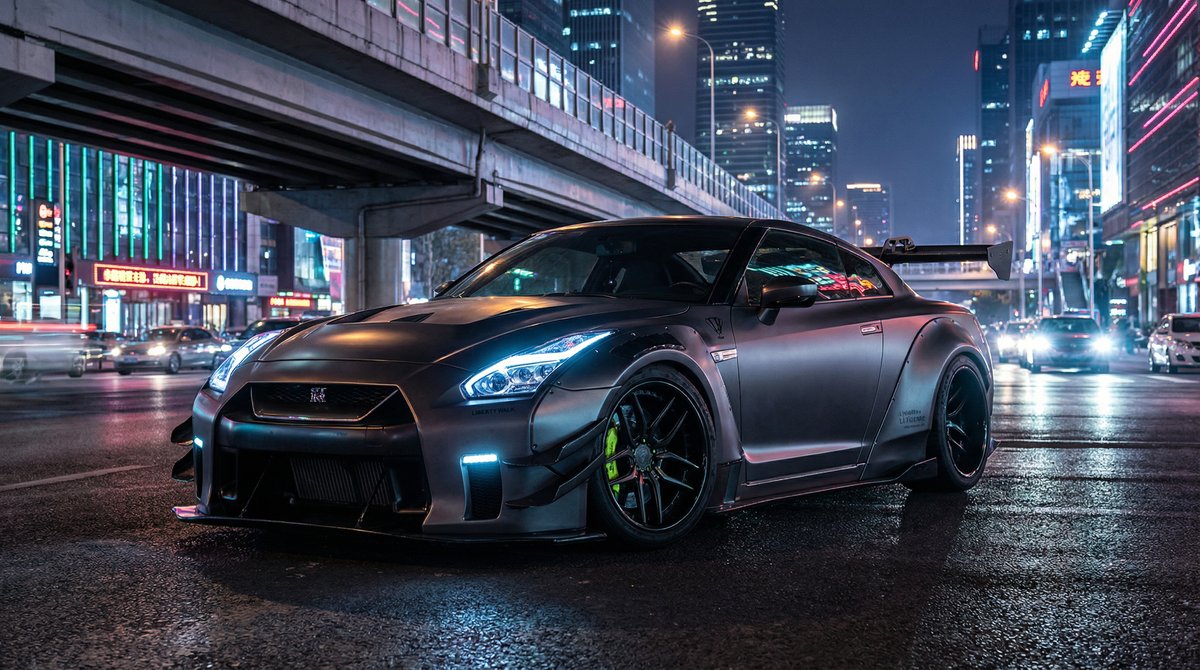 日本三级汽车解说视频 - GT-R宽体改装