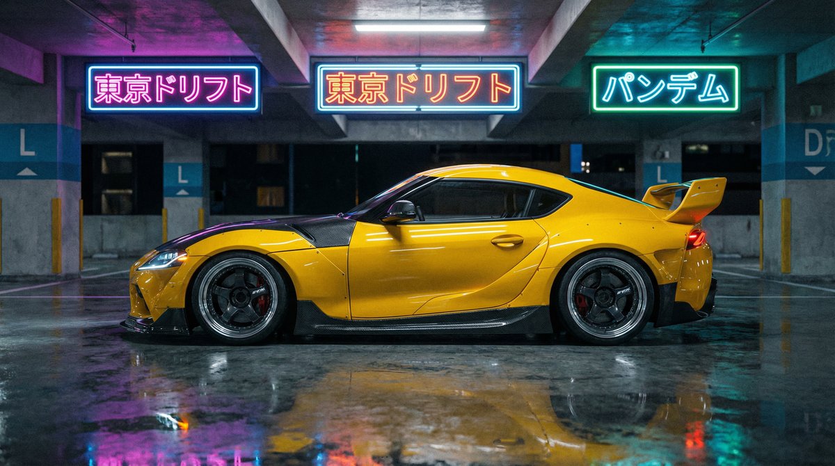 日本三级JDM改装视频 - Supra宽体改装